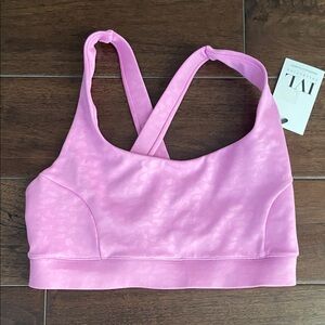 IVL collection cross back sports bra NWT iliac runs small SZ6